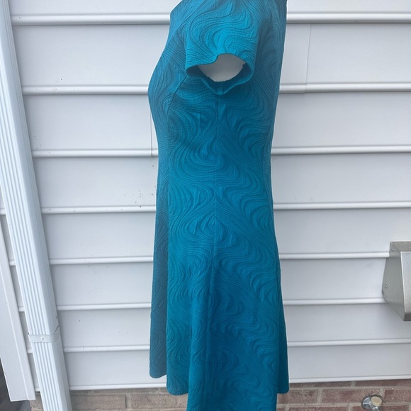 Sandra Darren women’s dark teal dress size 6 - Picture 2 of 12